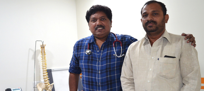 Ayurveda helps man stand on his feet again!