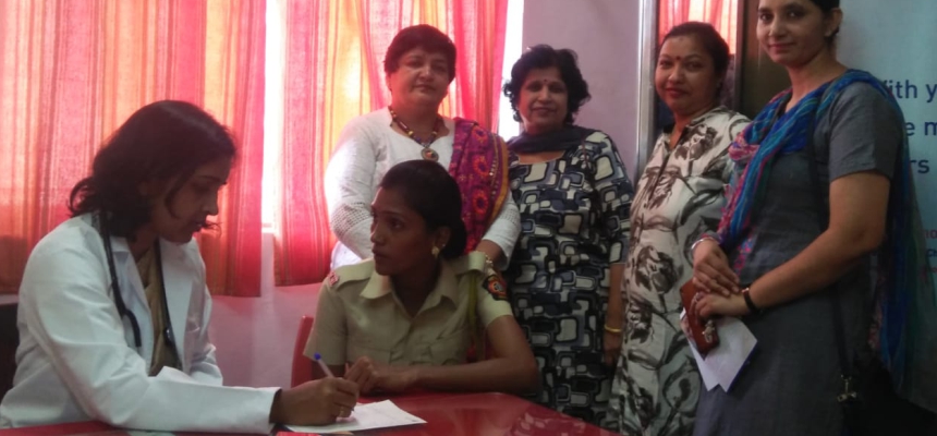 Motherhood Hospital, Kharghar urges all the female police officers to stay hydrated