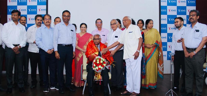 KIMS celebrates Padmashri Dr S Sahariahs 1000 Kidney Transplant surgeries at the Hospital
