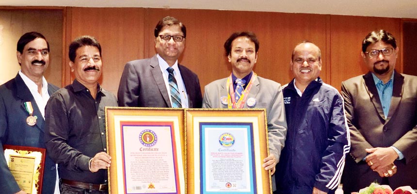 Dr Bakhtiar Choudary felicitated with International Wonder Book of Records award for developing sustainable green solutions
