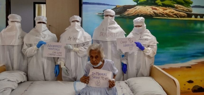 90 years plus patients recovered successfully from COVID 19 at Wockhardt Hospitals, South Mumbai