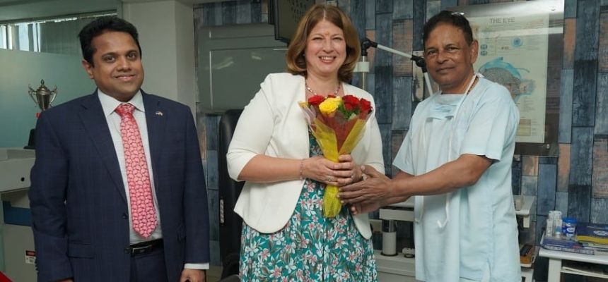 Ambassador of Republic of Estonia, Ms. Katrin KIVI visits MaxiVision super speciality eye hospitals