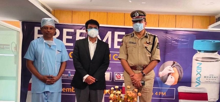 MaxiVision Eye Hospital unveiled Free COVID 19 Vaccination Drive An initiative to extend support to the Government efforts in mass vaccination