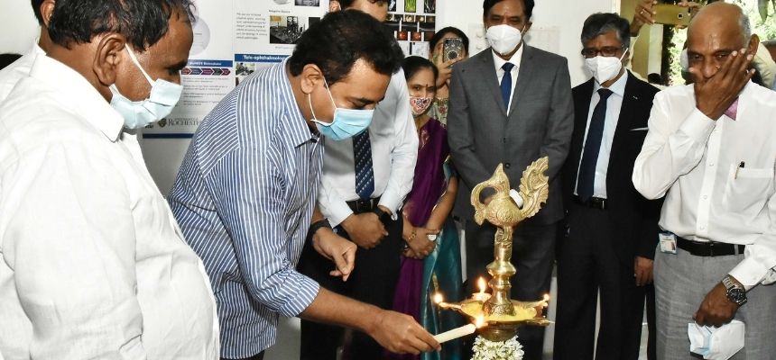 KTR Inaugurates the Poornima and Ramam Atmakuri Technology Centre at L V Prasad Eye Institute