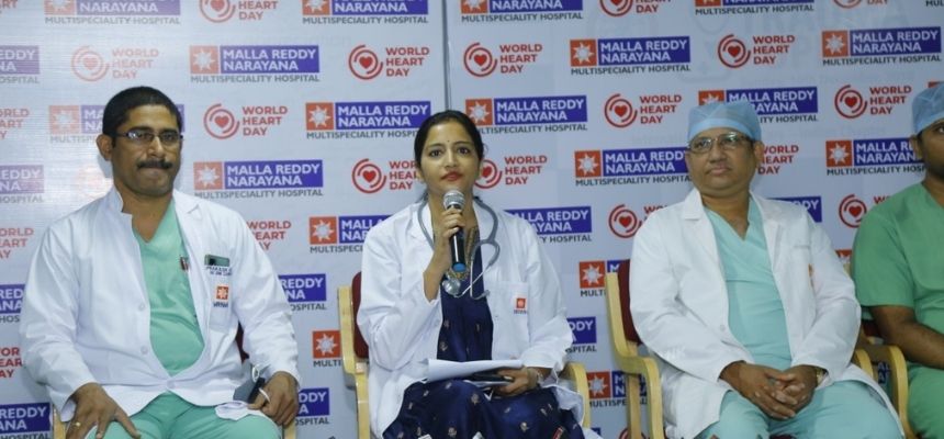 A KIND GESTURE ON THE OCCASION OF WORLD HEART DAY Get 50 percentage off on Heart Diagnosis at Malla Reddy Narayana Multispecialty Hospital