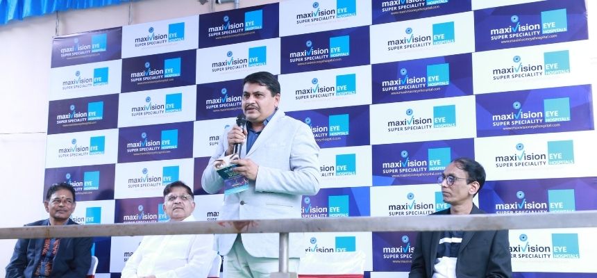 Rachakonda Police Commissioner Mahesh Bhagawat unveiled MaxiVision 19th Super Specialty Eye hospital in Kothapet 