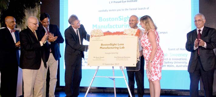 Scleral lens facility at L V Prasad Eye Institute 