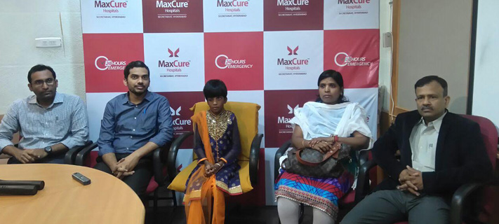 A rare spine deformity cured