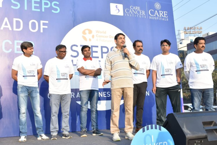 Shri Jayesh Ranjan Flags off Walkathon to Spread awareness on Cancer