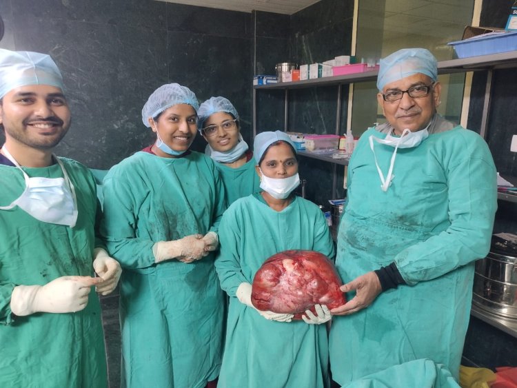 WOMAN'S LIFE SAVED AS MALLA REDDY HOSPITAL REMOVES MASSIVE 10.6 KG OVARIAN CYST