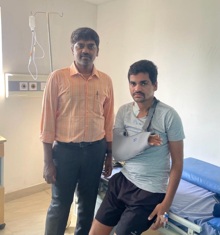 Doctors at Amor Hospital perform a complex procedure to remobilize damaged upper limb