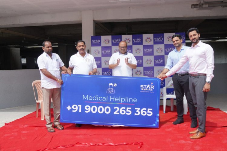 Star Hospitals provides a dedicated 24/7 Ambulance to TellapurNeighbourhood Association Network