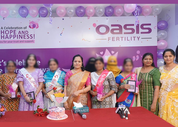 Oasis Fertility, Tolichowki conducts Baby Shower to felicitate mothers-to-be who conceived through IVF!