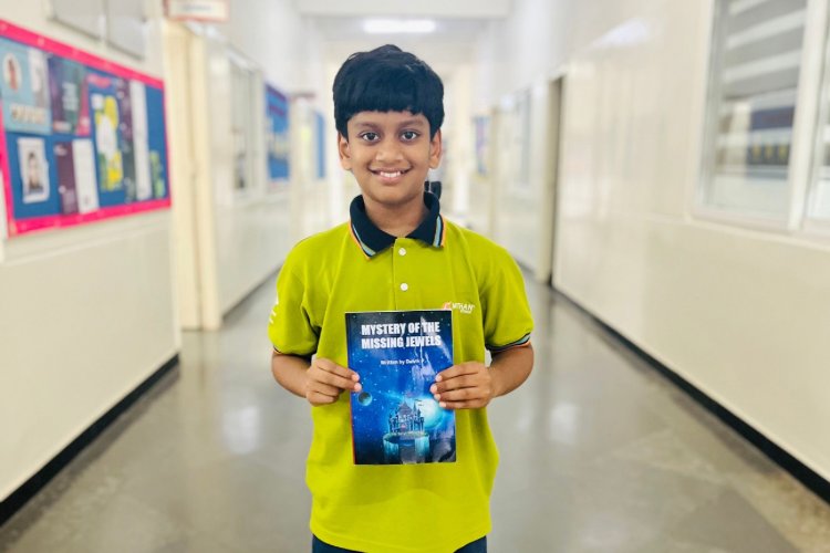 10-year-old student from Hyderabad authors fiction book