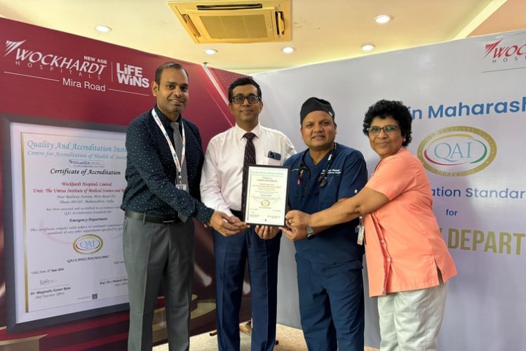 Wockhardt Hospitals, Mira Road Earns Prestigious QAI Accreditation Standards for Emergency Department – First Time in Maharashtra