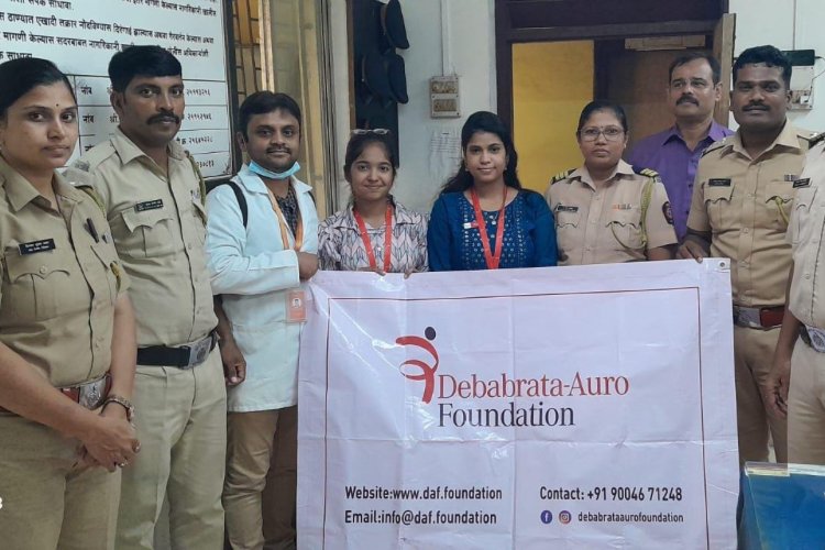 Around 70 Policemen Participated in a Fungal Infection Treatment Camp Jointly Conducted By Debabrata Auro Foundation and The Esthetic Clinics.
