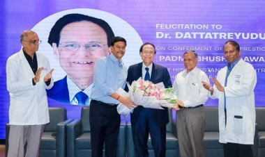 Sindhu Hospitals Felicitates Padma Bhushan Awardee Dr. Nori Dattatreyudu for Outstanding Contributions to Oncology