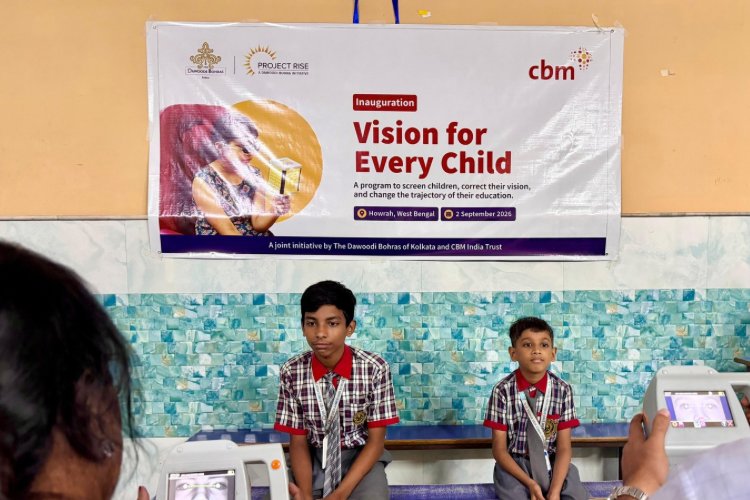 The Dawoodi Bohras launched eye health programme for 20,000 school children in West Bengal and Madhya Pradesh